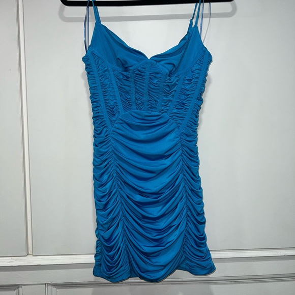 Corset-Style Mini Dress - Picture 9 of 12